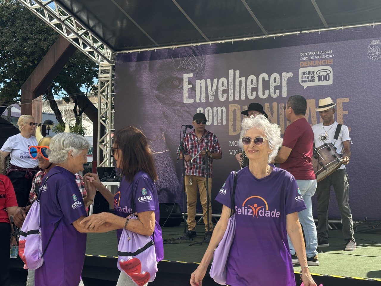 Envelhecer com dignidade: Sedih promoveu ações de conscientização sobre o enfrentamento à violência contra pessoas idosas