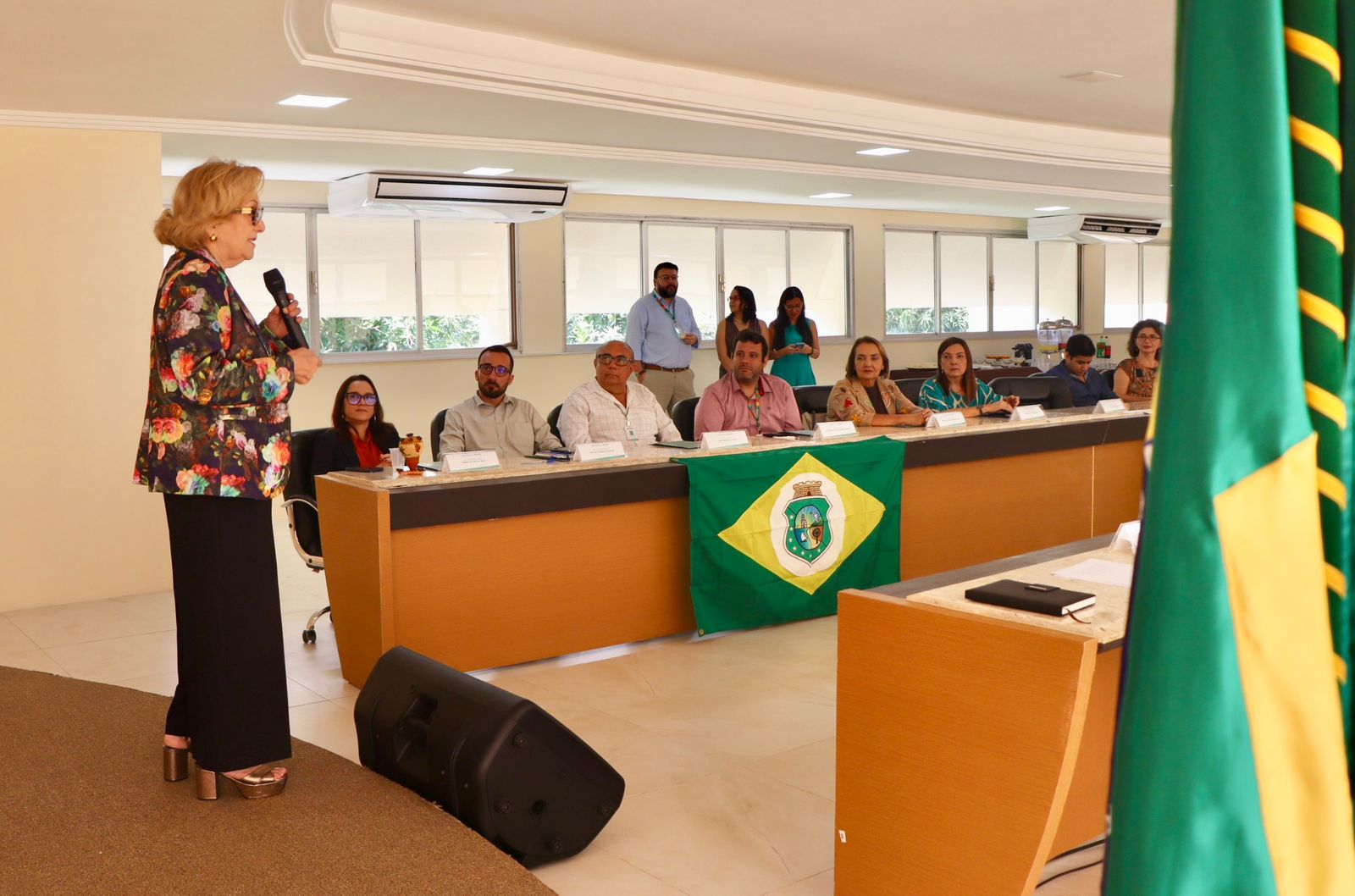 Membros do Comitê Estadual Interinstitucional de Atenção aos Migrantes, Refugiados e Enfrentamento ao Tráfico de Pessoas foram empossados nesta quinta-feira (5)